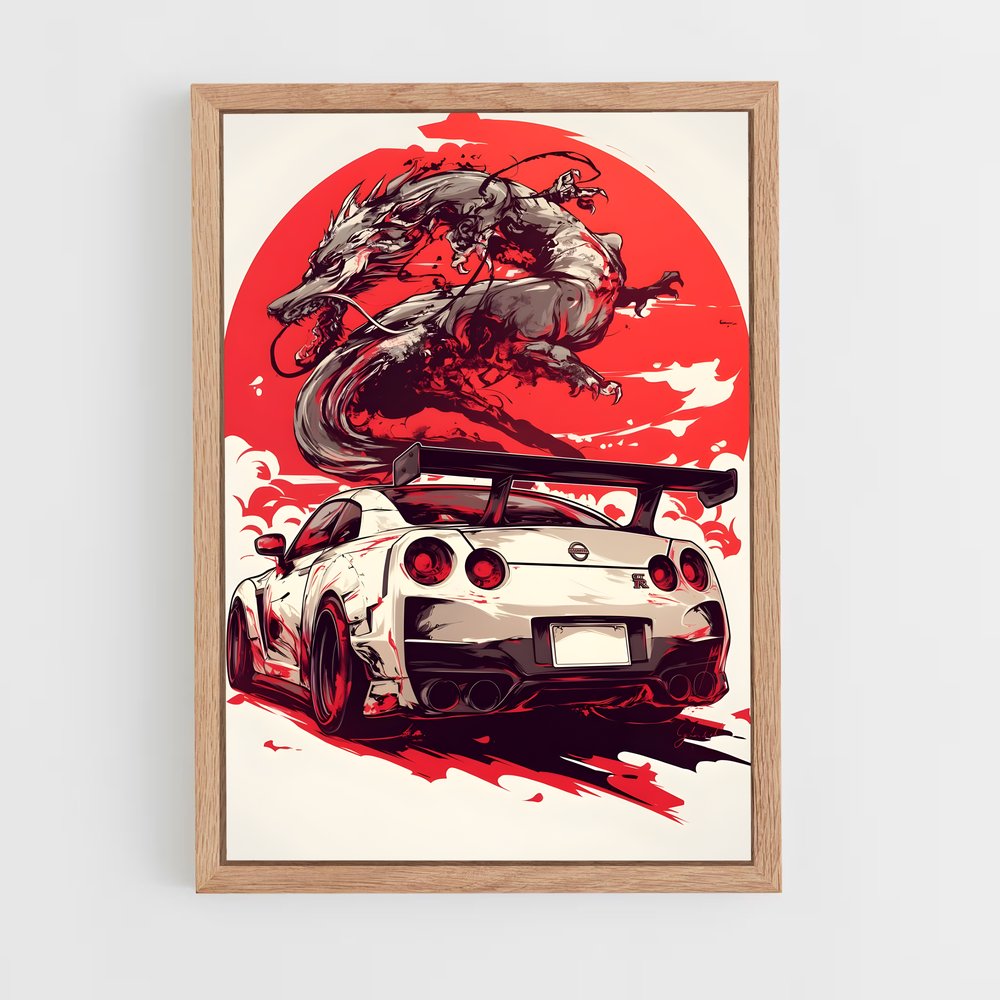 Poster Démons de la Route – affiche Nissan (vue 4)